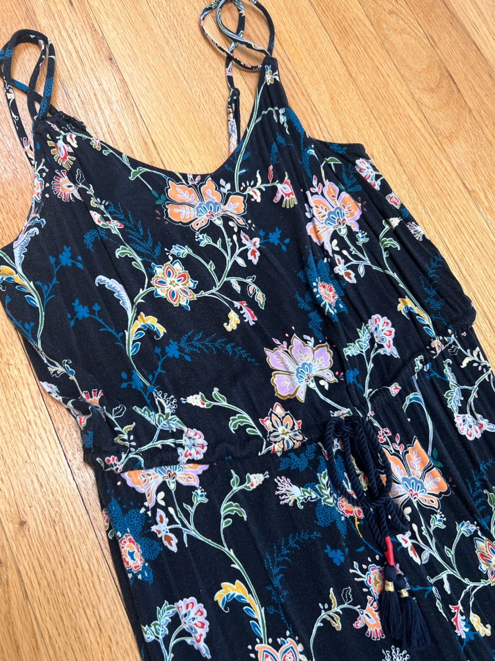 Anthropologie Floral Wide Leg Jumpsuit - Picture 2 of 5